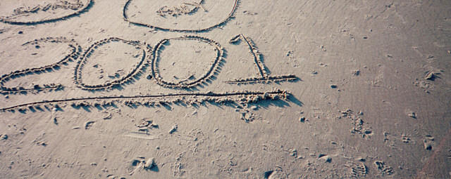 sand writing