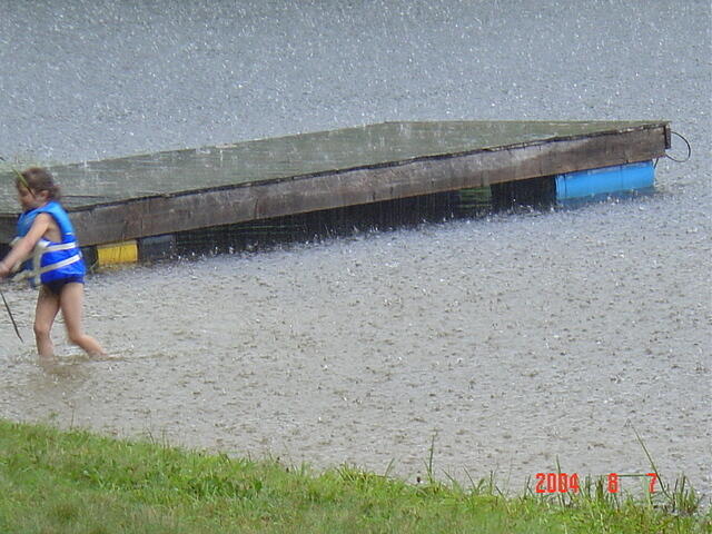 pouring
