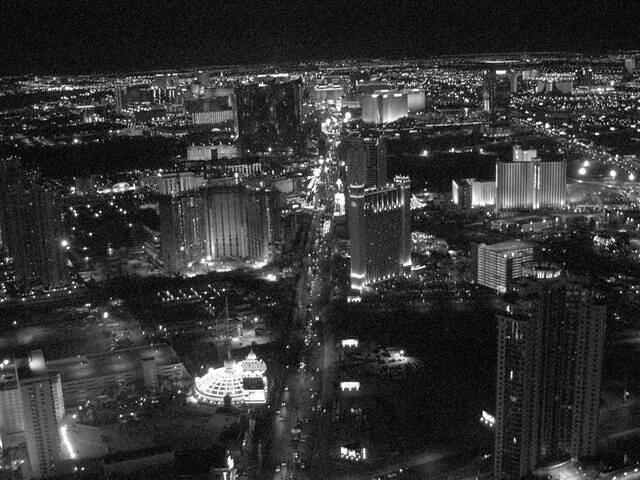 B amp W view from the Stratosphere Large 