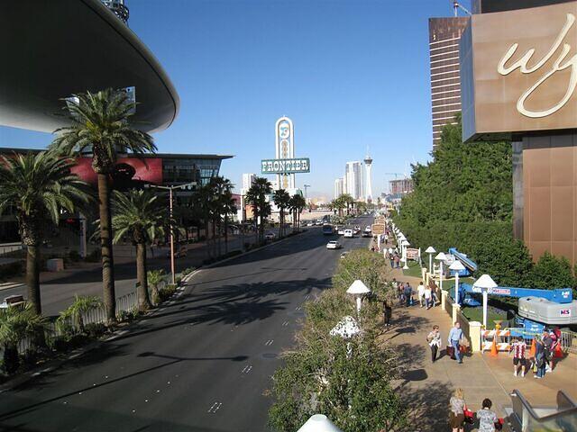 North end of the strip