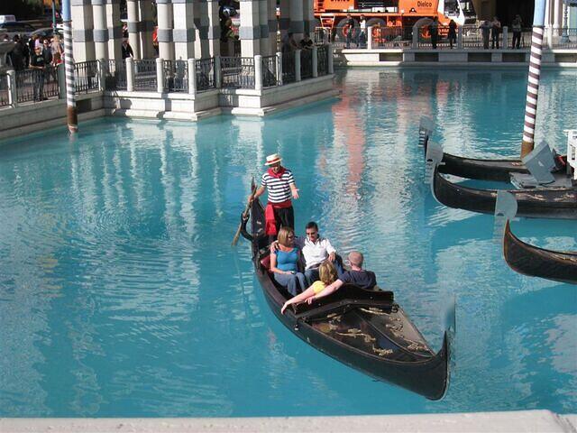 Outside the Venetian