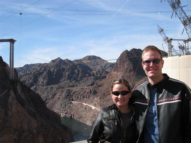 A amp T with Hoover Dam construction