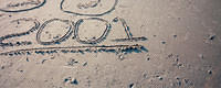 sand writing